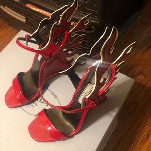 Prada Flame Heels
